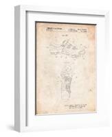 Cycling Shoes Patent-Cole Borders-Framed Art Print