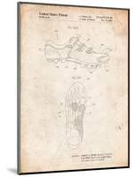 Cycling Shoes Patent-Cole Borders-Mounted Art Print