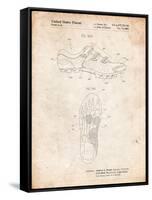 Cycling Shoes Patent-Cole Borders-Framed Stretched Canvas