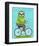 Cycling Sloth-Nancy Lee-Framed Art Print