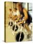 Cycling Spinning Class in Action-null-Stretched Canvas