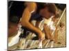 Cycling Spinning Class in Action-null-Mounted Photographic Print