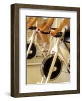 Cycling Spinning Class in Action-null-Framed Photographic Print