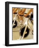 Cycling Spinning Class in Action-null-Framed Photographic Print