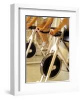 Cycling Spinning Class in Action-null-Framed Photographic Print