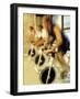 Cycling Spinning Class in Action-null-Framed Photographic Print