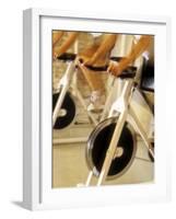 Cycling Spinning Class in Action-null-Framed Photographic Print