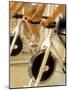 Cycling Spinning Class in Action-null-Mounted Photographic Print