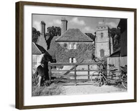 Cycling Stop-null-Framed Photographic Print