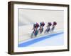 Cycling Team Competing on the Velodrome-Chris Trotman-Framed Premium Photographic Print