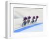 Cycling Team Competing on the Velodrome-Chris Trotman-Framed Photographic Print