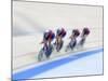 Cycling Team Competing on the Velodrome-Chris Trotman-Mounted Photographic Print