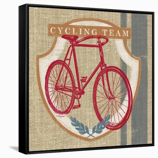 Cycling Team-Sam Appleman-Framed Stretched Canvas