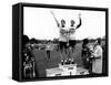Cycling Winners Rostrum-null-Framed Stretched Canvas