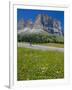 Cyclist and Sassolungo Group, Sella Pass, Trento and Bolzano Provinces, Italian Dolomites, Italy-Frank Fell-Framed Photographic Print