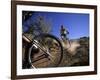 Cyclist in a Mountain Biking Race, Denver, Colorado, USA-null-Framed Photographic Print