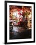 Cyclist in Front of Lantern Stall, Hanoi, Vietnam, Indochina, Southeast Asia, Asia-null-Framed Photographic Print