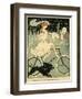 Cyclist in the Bois-null-Framed Photographic Print