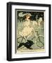 Cyclist in the Bois-null-Framed Photographic Print