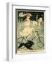 Cyclist in the Bois-null-Framed Photographic Print