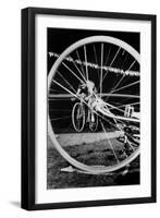 Cyclist Jacques Anquetil Failed in the Attempt of Breaking World Record October 22, 1955-null-Framed Photo