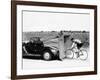 Cyclist Training Behind an Auburn Car, C1935-null-Framed Photographic Print