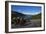 Cyclists Above Lough Nafooey, Shot from the County Mayo Side of the Border-null-Framed Photographic Print