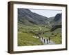 Cyclists Ascending Honister Pass, Lake District National Park, Cumbria, England, UK, Europe-James Emmerson-Framed Photographic Print