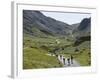 Cyclists Ascending Honister Pass, Lake District National Park, Cumbria, England, UK, Europe-James Emmerson-Framed Photographic Print