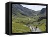 Cyclists Ascending Honister Pass, Lake District National Park, Cumbria, England, UK, Europe-James Emmerson-Framed Stretched Canvas