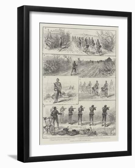 Cyclists at the Easter Volunteer Review-null-Framed Giclee Print