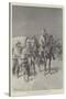 Cyclists Bringing a Message to Jameson from Johannesburg-William Heysham Overend-Stretched Canvas