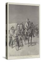 Cyclists Bringing a Message to Jameson from Johannesburg-William Heysham Overend-Stretched Canvas