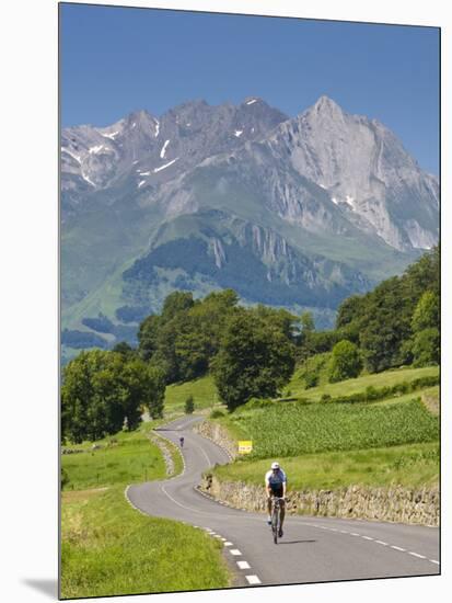 Cyclists, Grange Sous La Neige, Midi-Pyrenees, France-Doug Pearson-Mounted Photographic Print