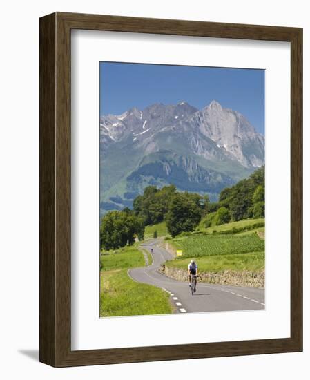 Cyclists, Grange Sous La Neige, Midi-Pyrenees, France-Doug Pearson-Framed Photographic Print