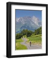 Cyclists, Grange Sous La Neige, Midi-Pyrenees, France-Doug Pearson-Framed Photographic Print