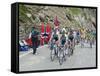 Cyclists Including Lance Armstrong and Yellow Jersey Alberto Contador in the Tour De France 2009-Christian Kober-Framed Stretched Canvas