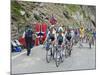 Cyclists Including Lance Armstrong and Yellow Jersey Alberto Contador in the Tour De France 2009-Christian Kober-Mounted Photographic Print