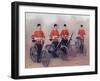 Cyclists of the Lancashire Fusiliers, from 'South Africa and the Transvaal War'-Louis Creswicke-Framed Giclee Print