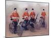 Cyclists of the Lancashire Fusiliers, from 'South Africa and the Transvaal War'-Louis Creswicke-Mounted Giclee Print