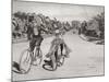 Cyclists on the Way to the Bois Du Boulogne-null-Mounted Giclee Print