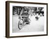 Cyclo in Old Hanoi, Vietnam-Walter Bibikow-Framed Premium Photographic Print