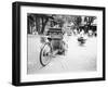 Cyclo in Old Hanoi, Vietnam-Walter Bibikow-Framed Premium Photographic Print