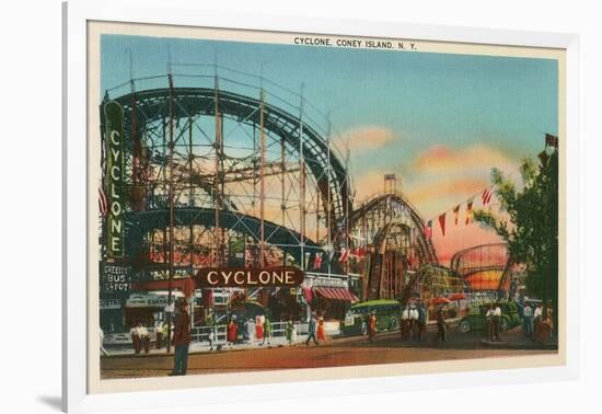 Cyclone, Coney Island, New York City-null-Framed Art Print