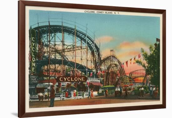 Cyclone, Coney Island, New York City-null-Framed Art Print