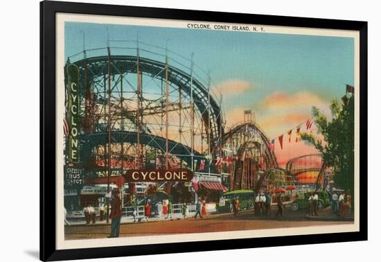 Cyclone, Coney Island, New York City-null-Framed Art Print