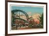 Cyclone, Coney Island, New York City-null-Framed Art Print