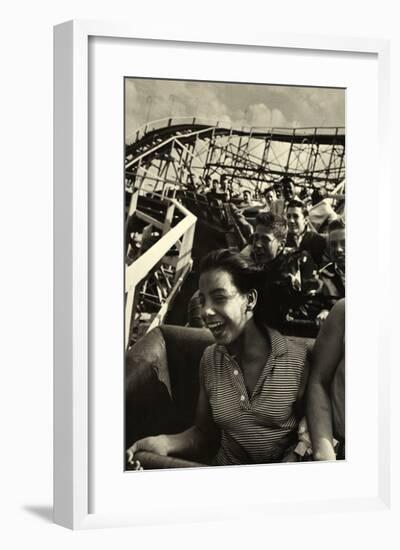 Cyclone Coney Island-Harold Feinstein-Framed Art Print