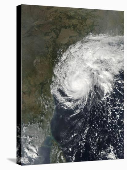 Cyclone Helen Making Landfall in the State of Andhra Pradesh, India-null-Stretched Canvas