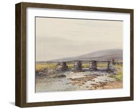 Cyclopean Bridge (Post Bridge, Dartmoor) , C.1895-96-Frederick John Widgery-Framed Giclee Print